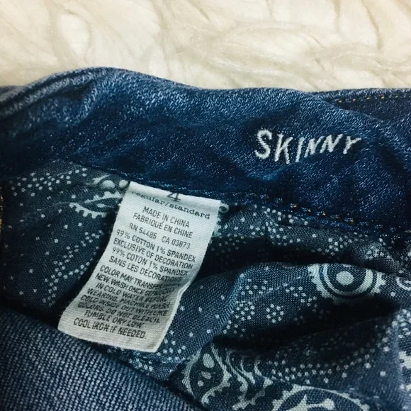 American Eagle Outfitters Skinny Jeans Ripped Size 4 - Picture 15 of 15